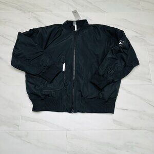 Adidas Women's by Stella Mccartney Woven Bomber 'Black' IP1370 size XL